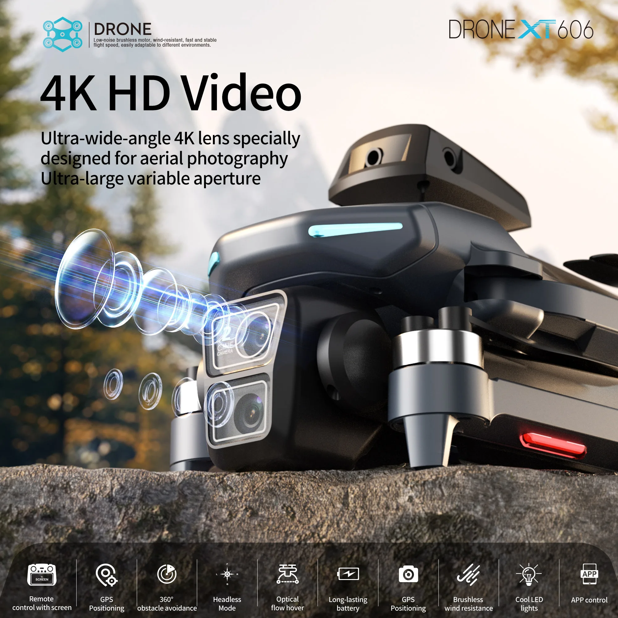 Drone Professionale Lenovo XT6 - Drone Kit Professional recensione e prezzo