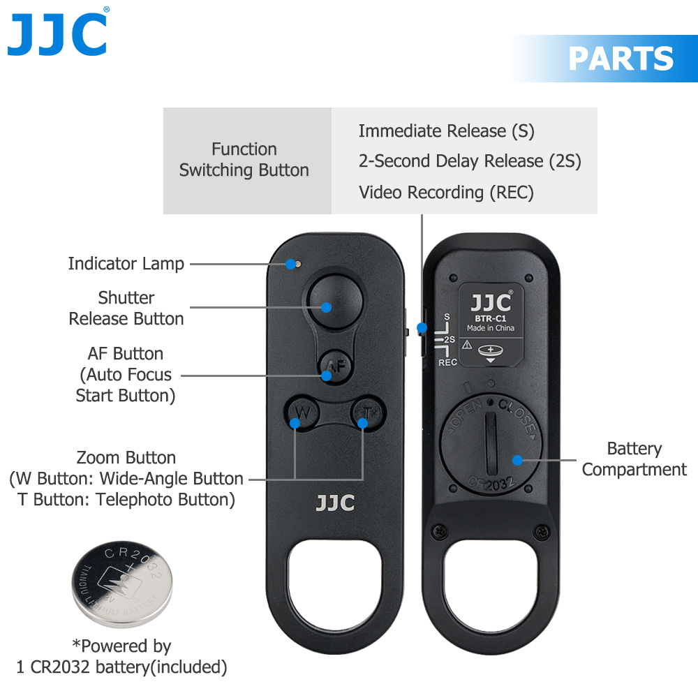 JJC BR-E1 Telecomando Bluetoot - Canon Camera Eos R50 recensione e prezzo
