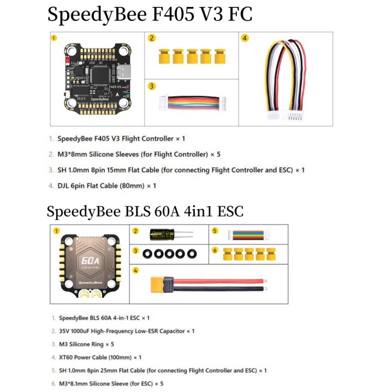 SpeedyBee F4 F405 V4 55A BLS 3 - Betaflight Fc F4 recensione e prezzo