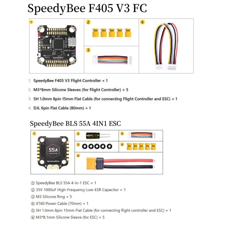 SpeedyBee F4 F405 V4 55A BLS 3 - Betaflight Fc F4 recensione e prezzo