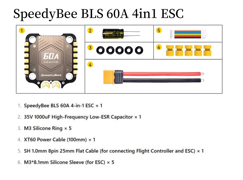 SpeedyBee F4 F405 V4 55A BLS 3 - Betaflight Fc F4 recensione e prezzo